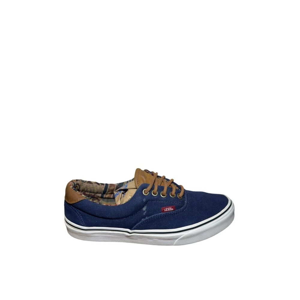 Vans Men’s Navy Canvas Low-Top Sneakers size 9.5